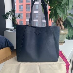 Tory Burch McGraw Mixed Tote Bag
